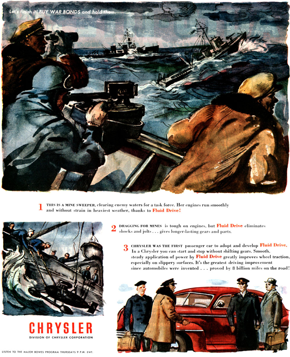 1944 Chrysler Auto Advertising